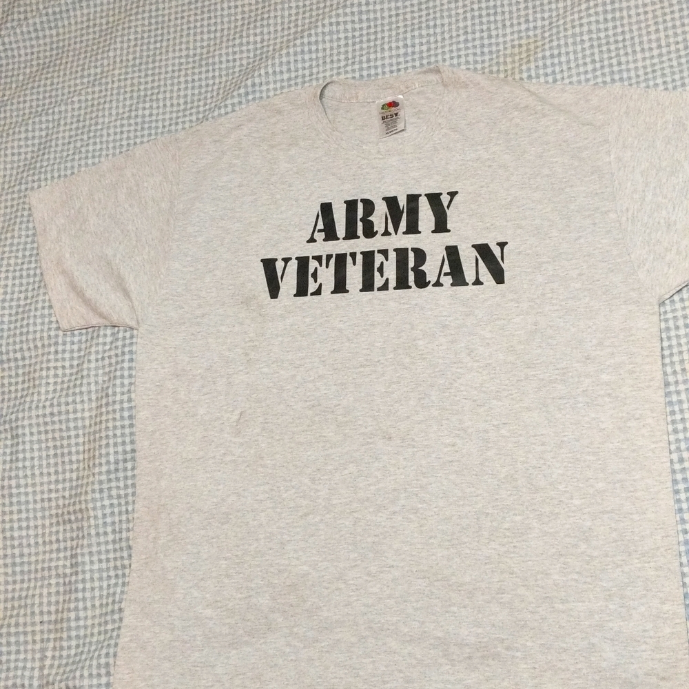 Army Veteran Fruit of the Loom Shirt